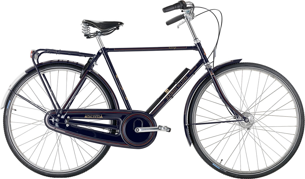 Raleigh Tourist de Luxe Herre Kongeblå 7G 2019 cykel i kongeblå farve med klassisk design og herre stel.