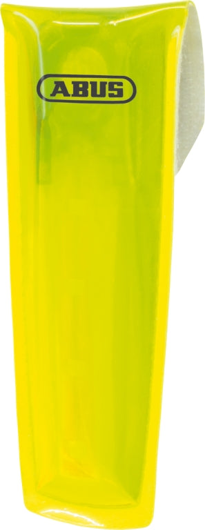 Produktbillede af Lumino Indicator Light Yellow, en gul cykellygte med indikatorfunktion, der er monteret på en cykel.