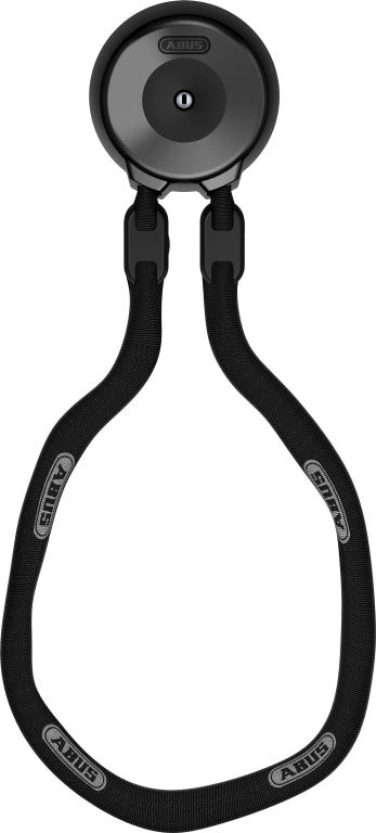 V-Ganker WCH 9 MMK DE 130 CM X Plus cykellås i sort med robust design og nøglelås, ideel til sikker parkering af cykler.
