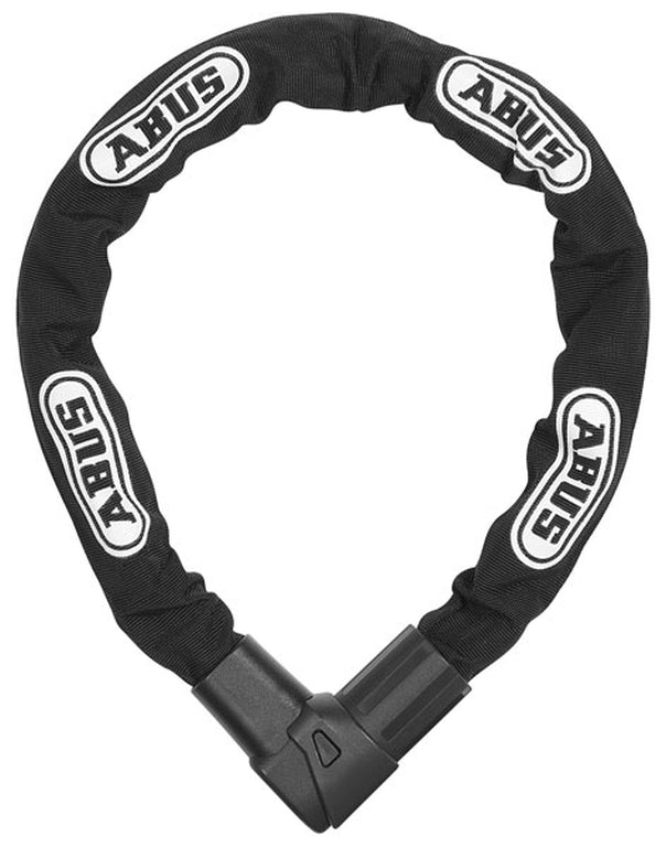 ABUS CityChain 1010 kædelås 170cm sort, lås med robust kæde og ABUS-logo, ideel til cykelsikkerhed.