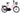 Mat pink Winther 150 pige cykel med 16" hjul, designet til børn.
