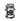 1″ Aluminium Styrfittings (sølv) med Gevind, 27 mm bundkonus og lejer i kuglering. 