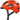 Cykelhjelm Abus Hyban Signal 2.0 Orange - En orange cykelhjelm med reflekser og ventilation, model Abus Hyban Signal 2.0.