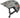 Cykelhjelm Abus Modrop Chalk Grey: En stilfuld, grå cykelhjelm med moderne design og ventilationsåbninger.