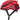Cykelhjelm Abus StormChaser Blaze Red på en hvid baggrund, viser hjelmens aerodynamiske design og røde farve.