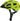 Cykelhjelm Abus Youn-I Ace i signalgul farve, med moderne design og ventilationshuller, set fra siden.