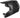 Sort cykelhjelm med skinnende overflade, produktnavn: Hjelm Hidrop Shiny Black.